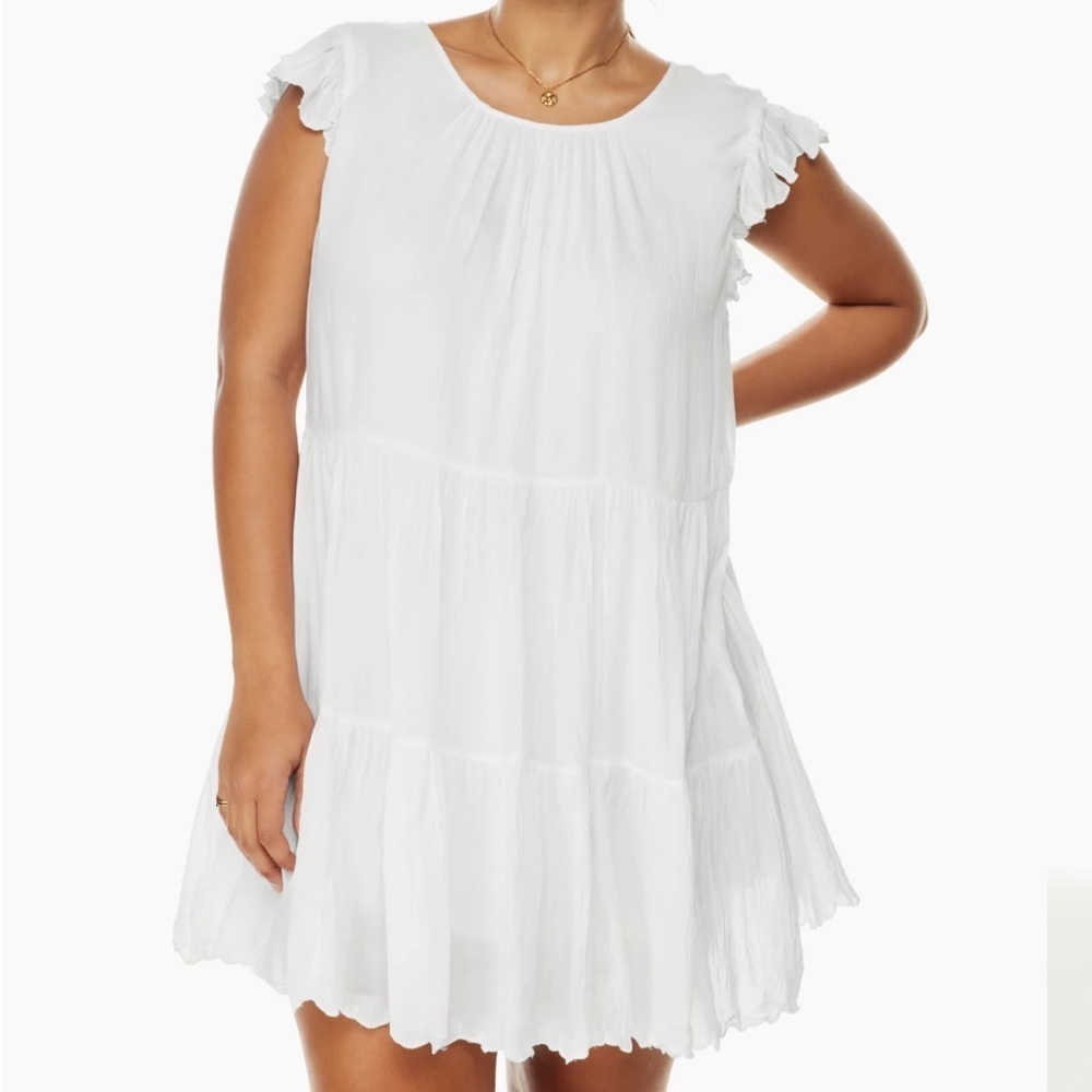 Aritzia Wilfred Sidonie Dress White